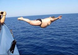 на море